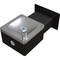 Global Industrial Outdoor Wall Mounted Drinking Fountain, Black Powder Coat 761224BK - alternate 1